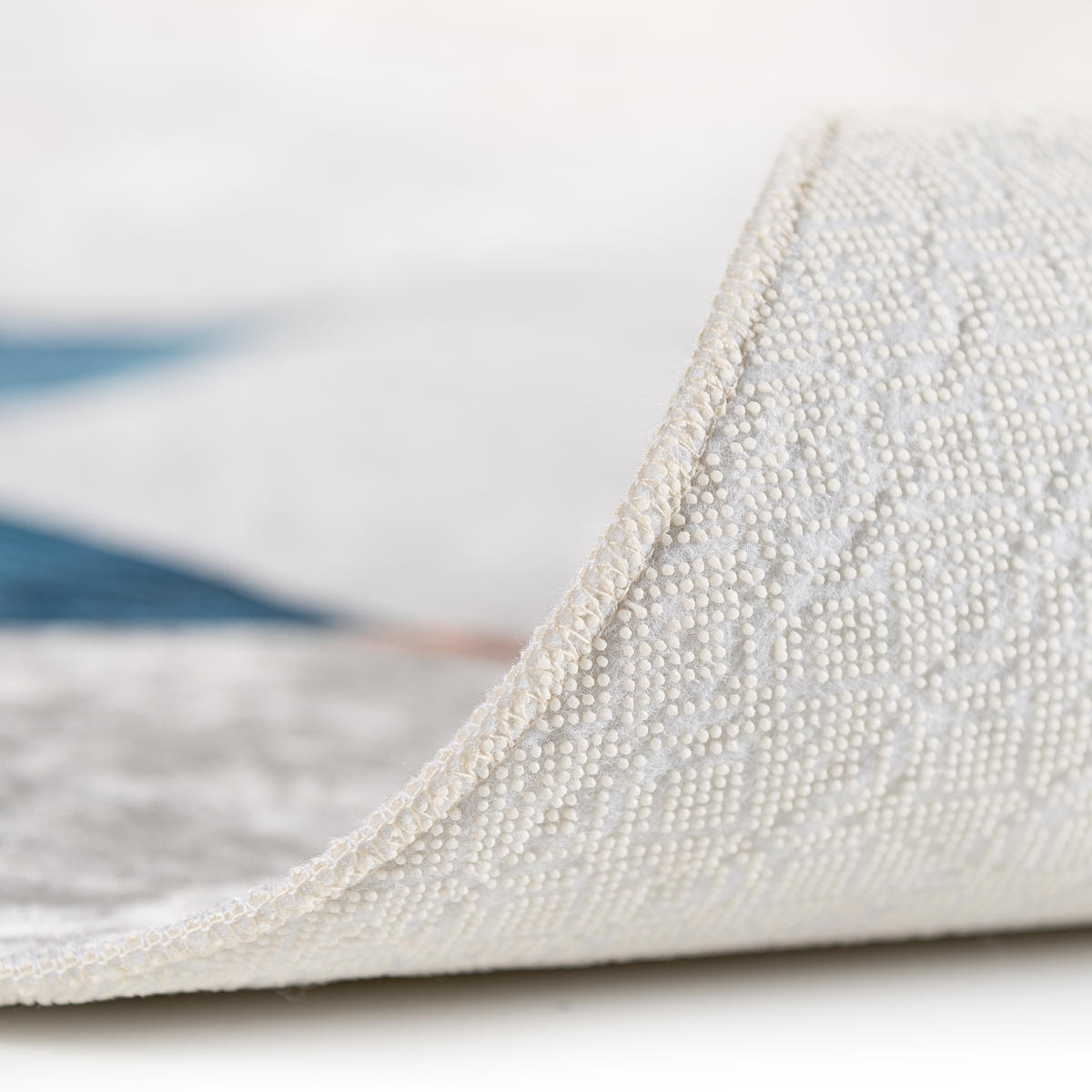 TKANÝ KOBEREC, 160/230 cm, růžová, petrolej, béžová - petrolej/růžová, Moderní, textil/plast (160/230cm)