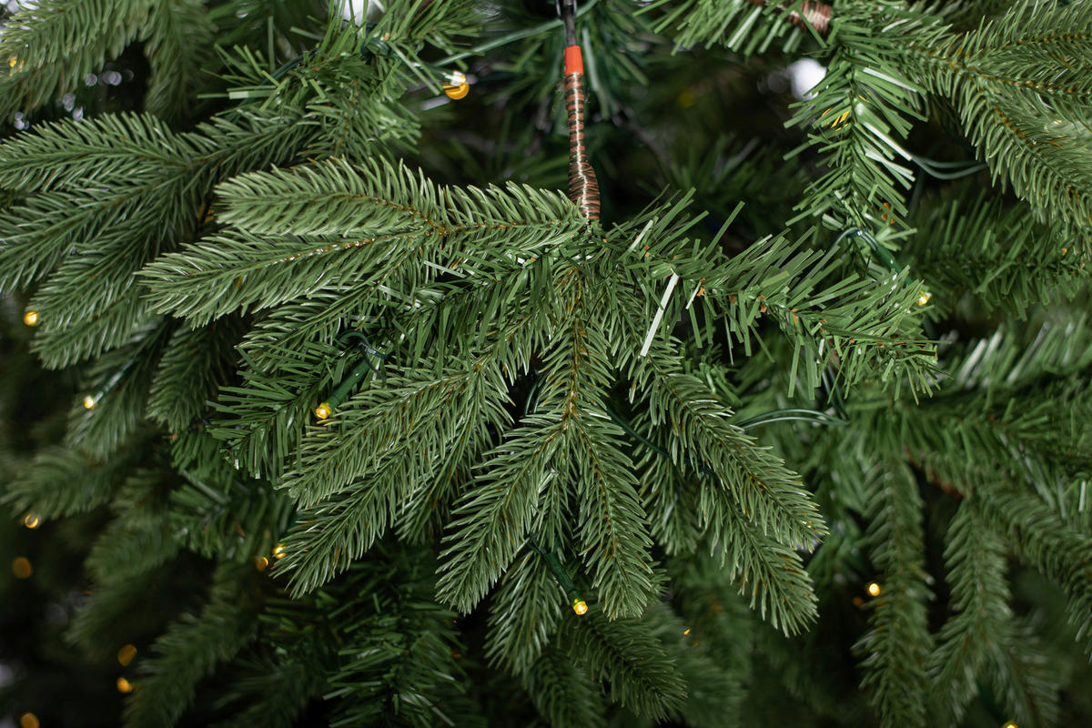 WEIHNACHTSBAUM 210 cm  - Grün, Basics, Kunststoff/Metall (122/210/122cm)