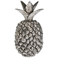 DEKOANANAS - Silberfarben, Basics, Kunststoff (15,5/28/15cm) - Ambia Home