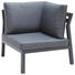 LOUNGEECKTEIL - Dunkelgrau/Anthrazit, MODERN, Textil/Metall (79/70/76cm) - Amatio LOUNGEECKTEIL - Dunkelgrau/Anthrazit, MODERN, Textil/Metall (79/70/76cm) - Amatio