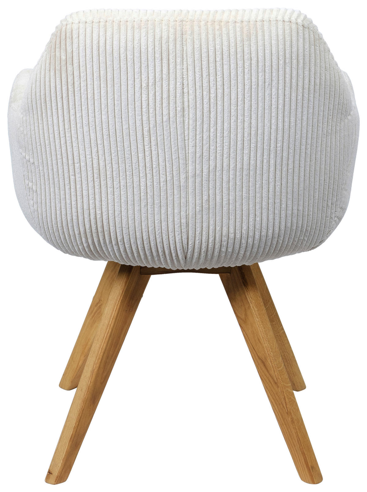 ARMLEHNSTUHL  in Cord  - Eichefarben/Beige, KONVENTIONELL, Holz/Textil (61/64/58cm) - Linea Natura
