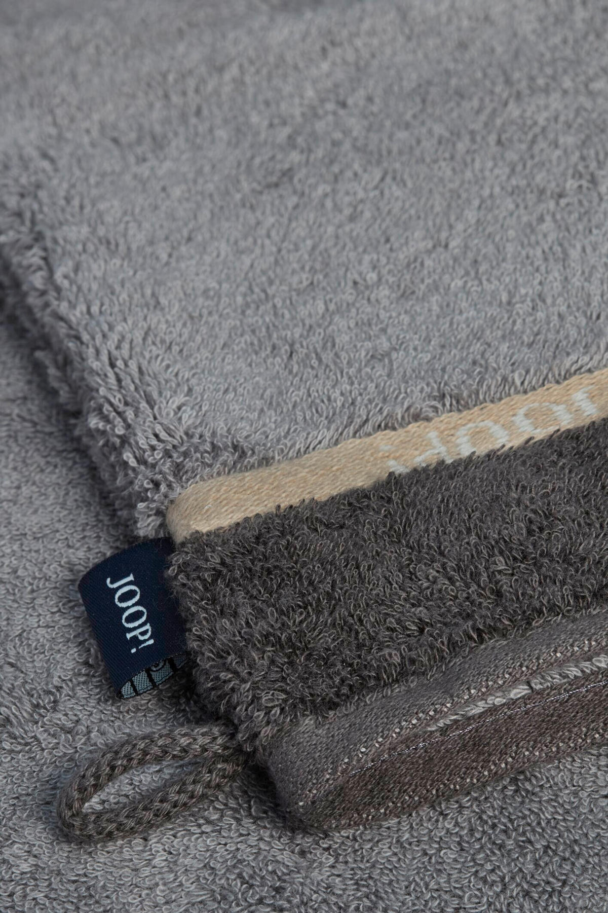 WASCHLAPPEN LINES LOGOGRAM Grau  - Grau, Basics, Textil (16/22cm) - Joop!