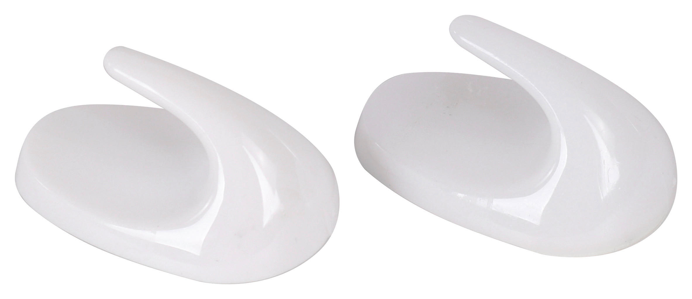 HAKEN 2 Stück Weiss  - Weiss, Basics, Kunststoff (45cm) - Homeware Profession.