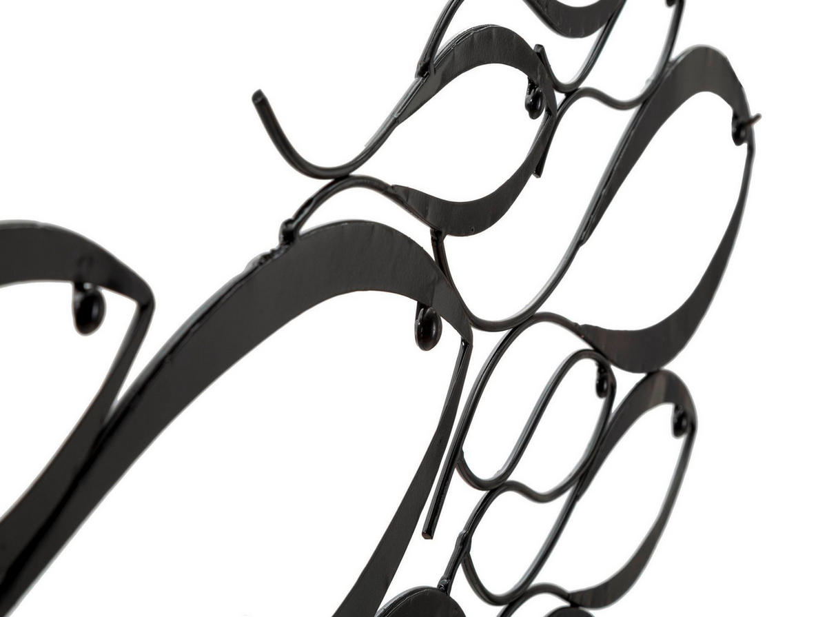 WANDDEKO  100/35/1 cm   - Schwarz, Basics, Metall (100/35/1cm)