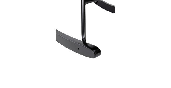 SCHAUKELSTUHL in Samt Grün, Schwarz - Schwarz/Grün, Trend, Holz/Textil (96/89/68cm) - Xora