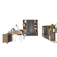 BÜRO - Anthrazit Hochglanz/Sonoma Eiche, MODERN, Holzwerkstoff/Metall - MID.YOU