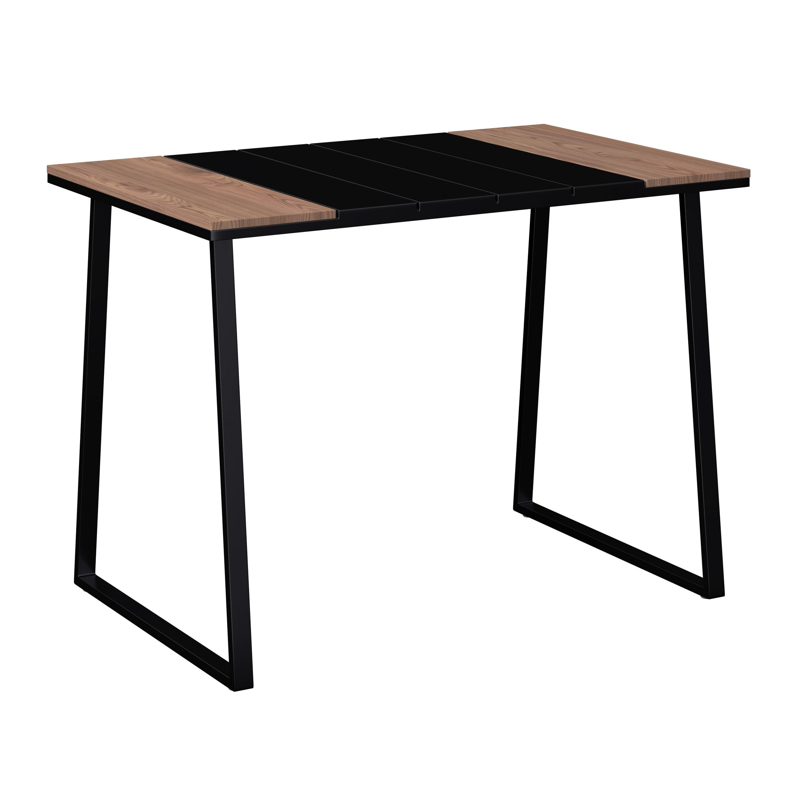 LOUNGEGARNITUR 4-teilig   Eisen  - Dunkelgrau/Naturfarben, MODERN, Kunststoff/Textil - Ambia Garden