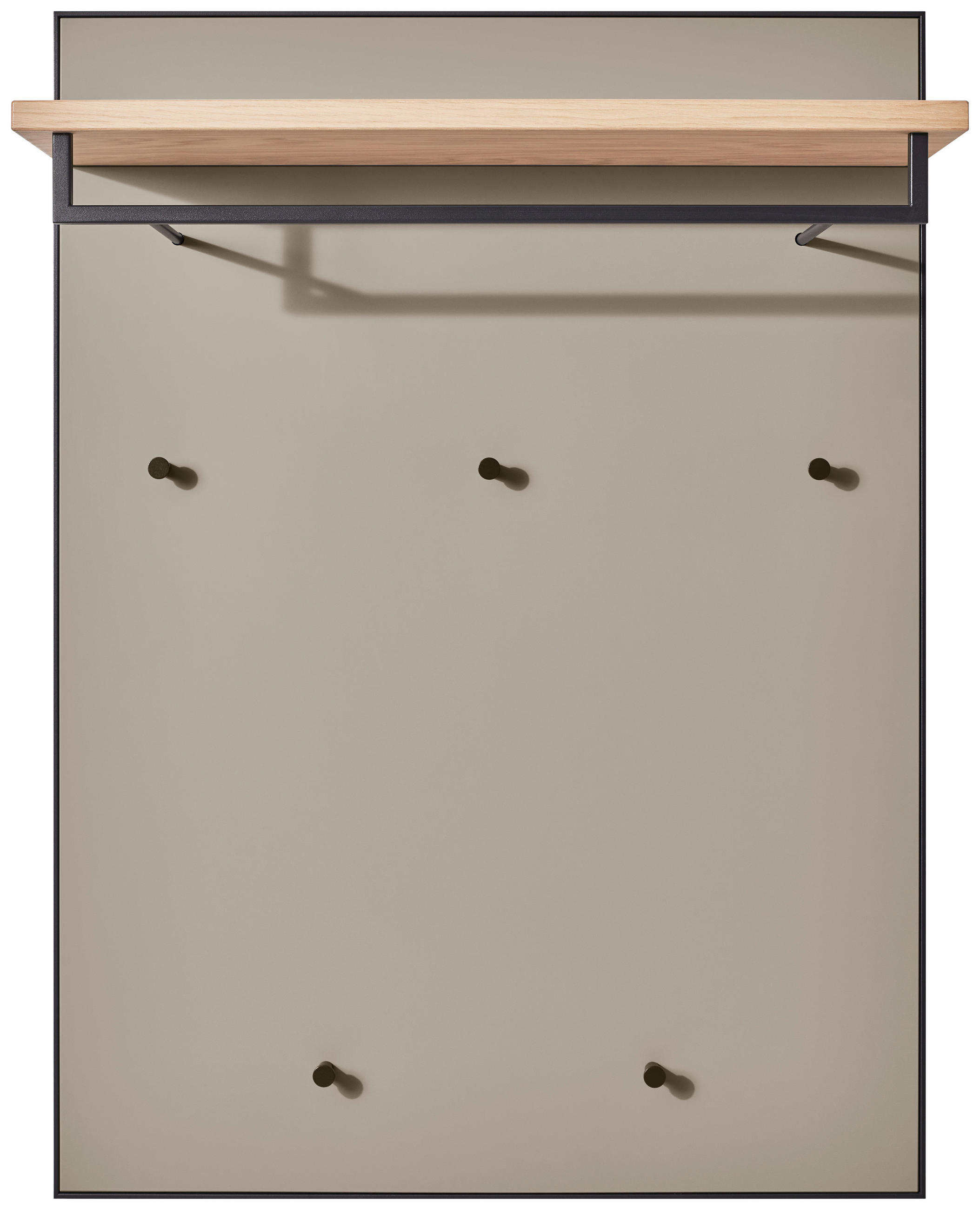 GARDEROBENPANEEL in 80/109/27 cm - Fango/Eichefarben, Design, Holzwerkstoff (80/109/27cm) - Dieter Knoll