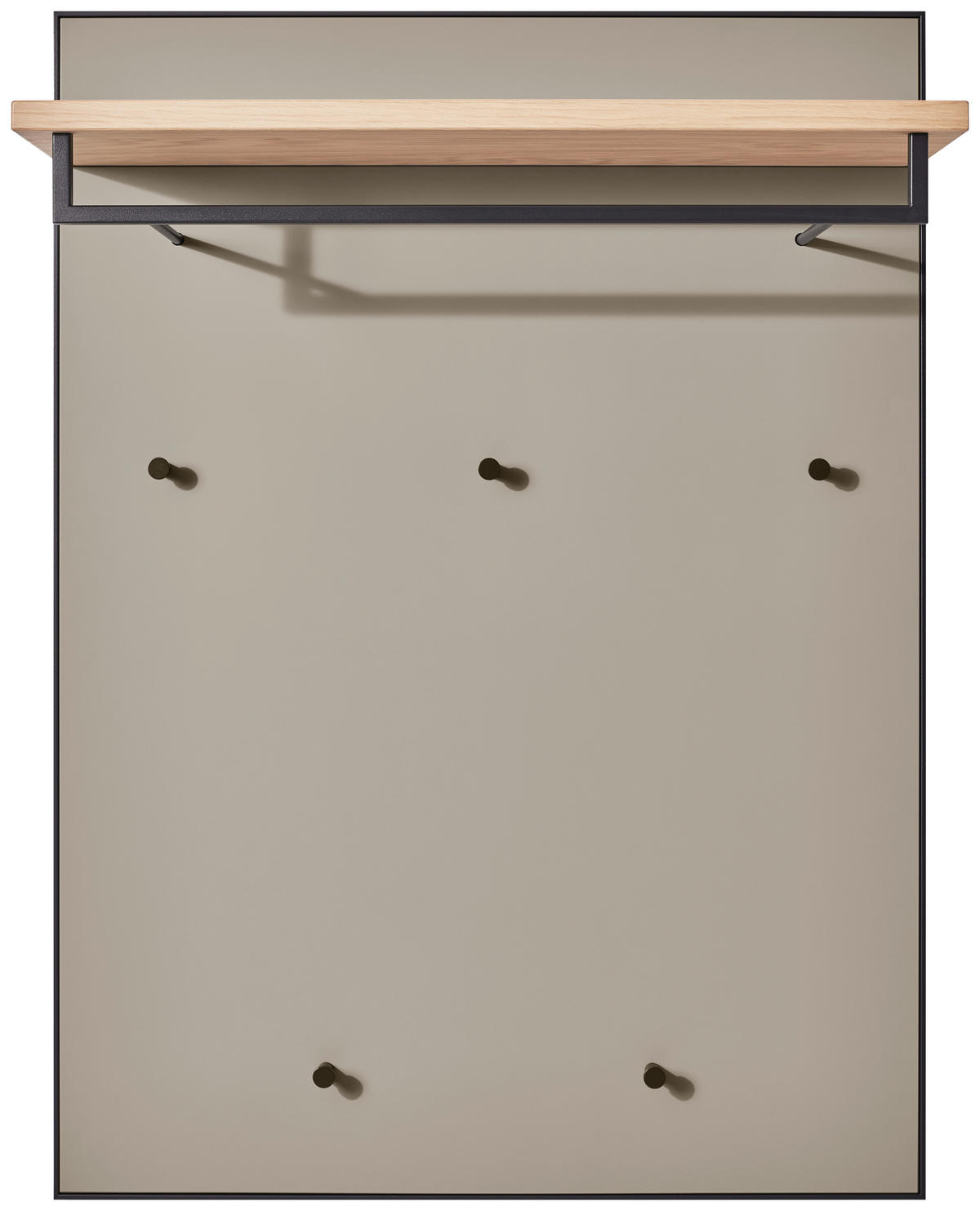 GARDEROBENPANEEL  in 80/109/27 cm  - Fango/Eichefarben, Design, Holzwerkstoff (80/109/27cm) - Dieter Knoll