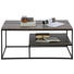 COUCHTISCH in Holzwerkstoff 110/60/42 cm - Schwarz/Braun, Design, Holzwerkstoff/Metall (110/60/42cm) - Ti`me COUCHTISCH in Holzwerkstoff 110/60/42 cm - Schwarz/Braun, Design, Holzwerkstoff/Metall (110/60/42cm) - Ti`me
