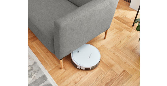 ECKSOFA  in Flachgewebe Hellgrau  238/186 cm  - Eichefarben/Hellgrau, Design, Holz/Textil (238/186cm) - Valnatura