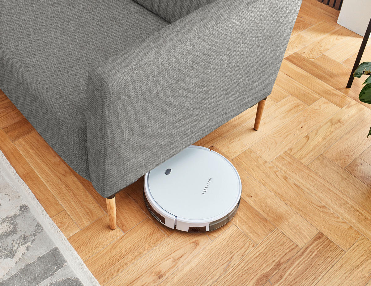 ECKSOFA  in Flachgewebe Hellgrau  238/186 cm  - Eichefarben/Hellgrau, Design, Holz/Textil (238/186cm) - Valnatura