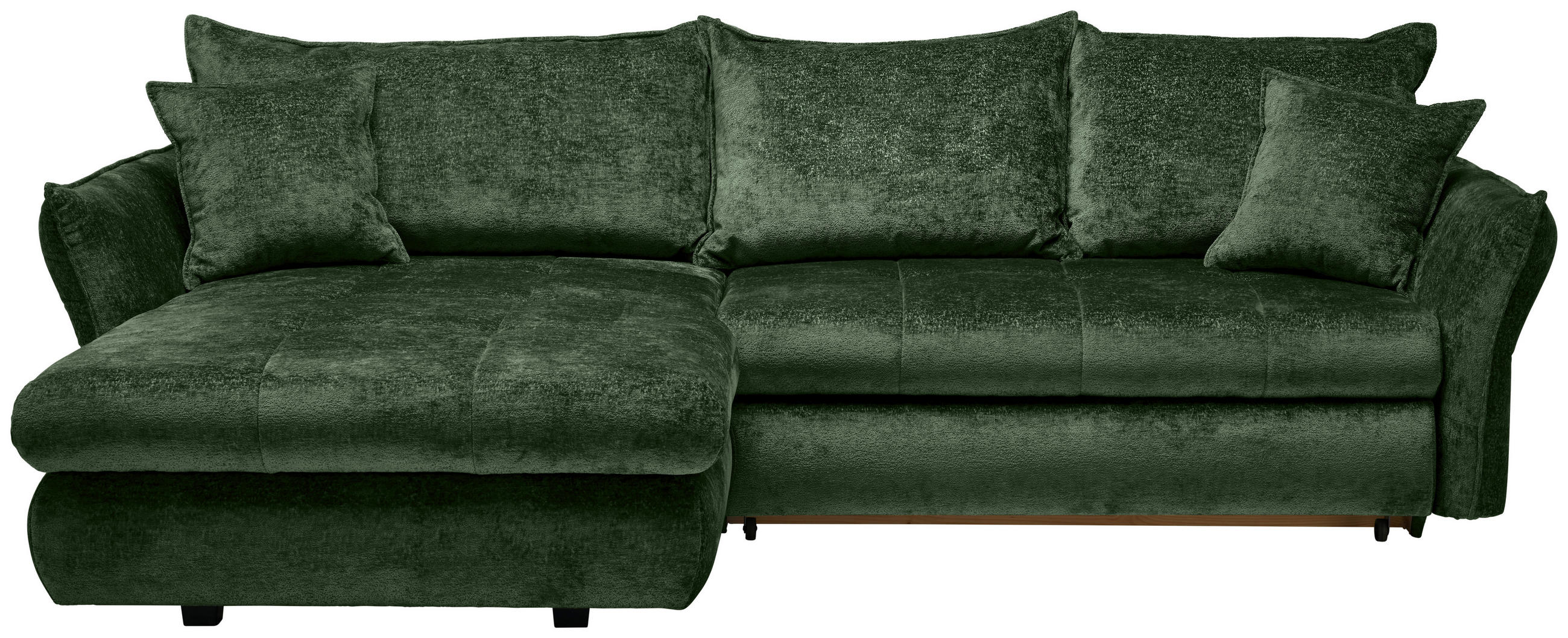 Freisteller von Stylife ECKSOFA Waldgrün Chenille.