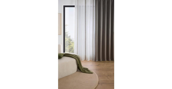 FERTIGVORHANG black-out (lichtundurchlässig)  - Taupe, KONVENTIONELL, Textil (140/260cm) - Dieter Knoll