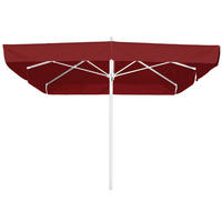 SONNENSCHIRM 300 cm Bordeaux  - Bordeaux/Silberfarben, Basics, Textil/Metall (300/295/300cm) - Schneider