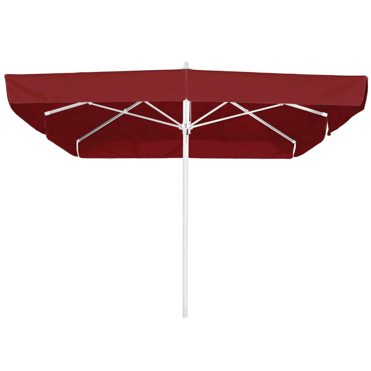 SONNENSCHIRM 300 cm Bordeaux  - Bordeaux/Silberfarben, Basics, Textil/Metall (300/295/300cm) - Schneider