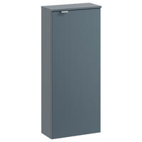 UNTERSCHRANK 30/73/17 cm   - Edelstahlfarben/Blaugrau, Design, Glas/Holzwerkstoff (30/73/17cm) - Sadena
