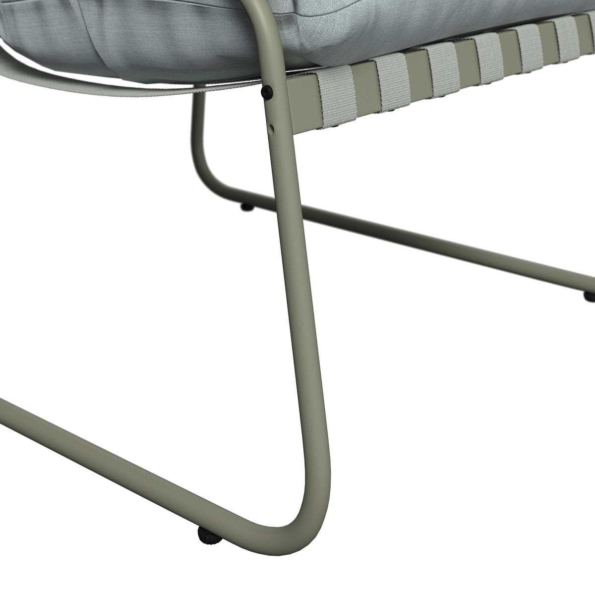 LOUNGEGARNITUR Eisen  - Beige/Grau, MODERN, Glas/Textil (128/62/82cm) - Ambia Garden