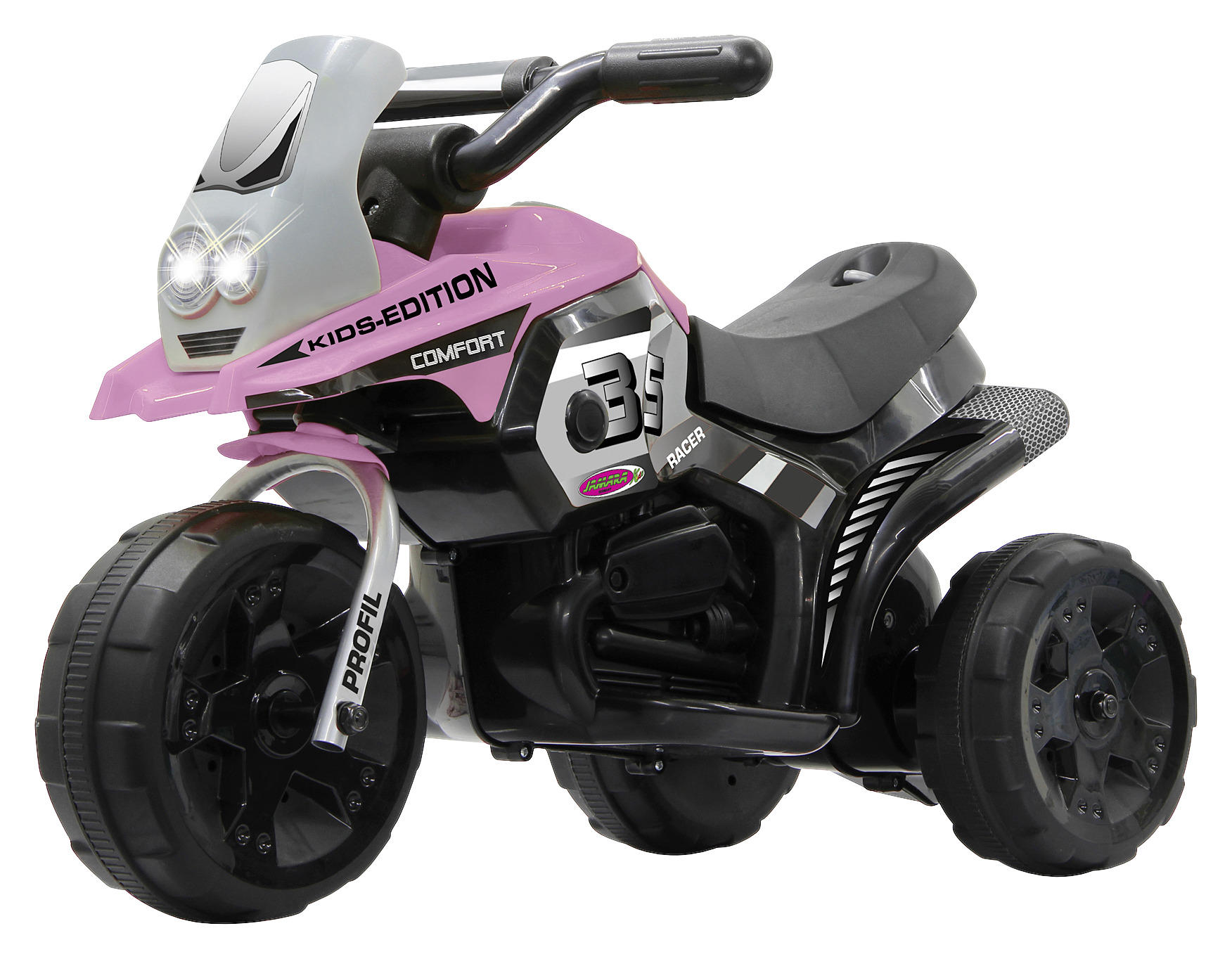 KINDERMOTORRAD JAMARA E-Trike Racer  - Pink/Schwarz, Basics, Kunststoff (67,5/35/44,5cm)