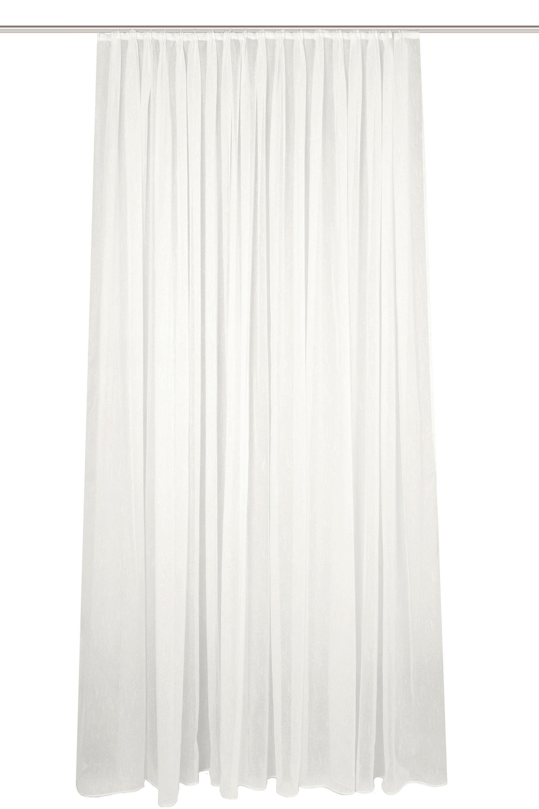 FERTIGSTORE  transparent   600/145 cm  - Creme, KONVENTIONELL, Textil (600/145cm)
