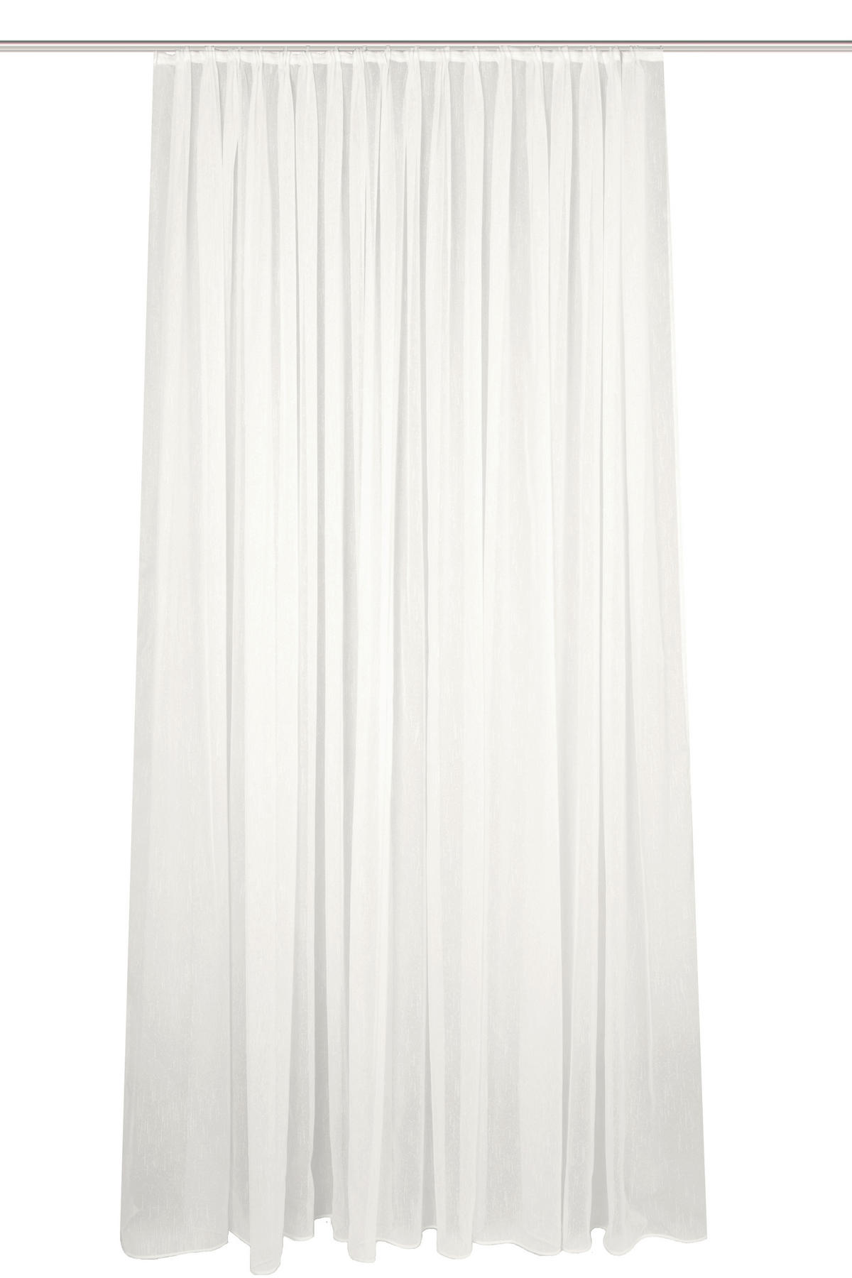 FERTIGSTORE  transparent   450/175 cm  - Creme, KONVENTIONELL, Textil (450/175cm)