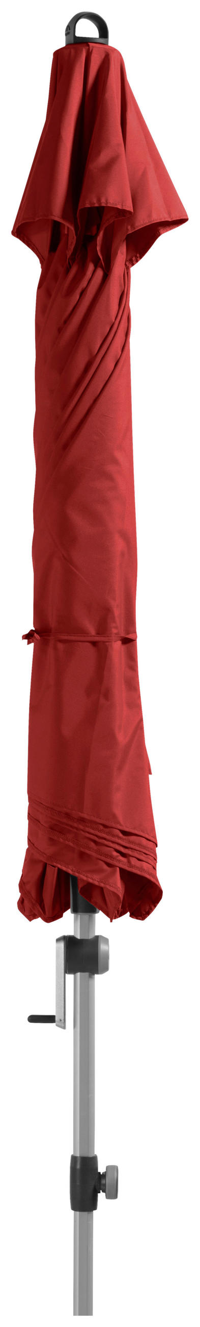 SONNENSCHIRM 280 cm Bordeaux  - Bordeaux/Silberfarben, Basics, Textil/Metall (280/280cm) - Doppler