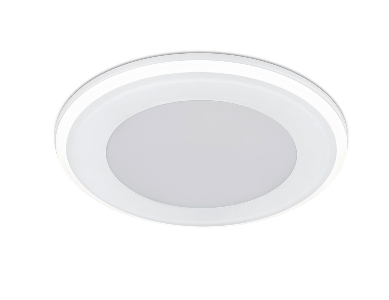 LED-EINBAUSPOT Aura 14,8 cm  - Weiß, Basics, Kunststoff (14,8cm) - Trio Leuchten