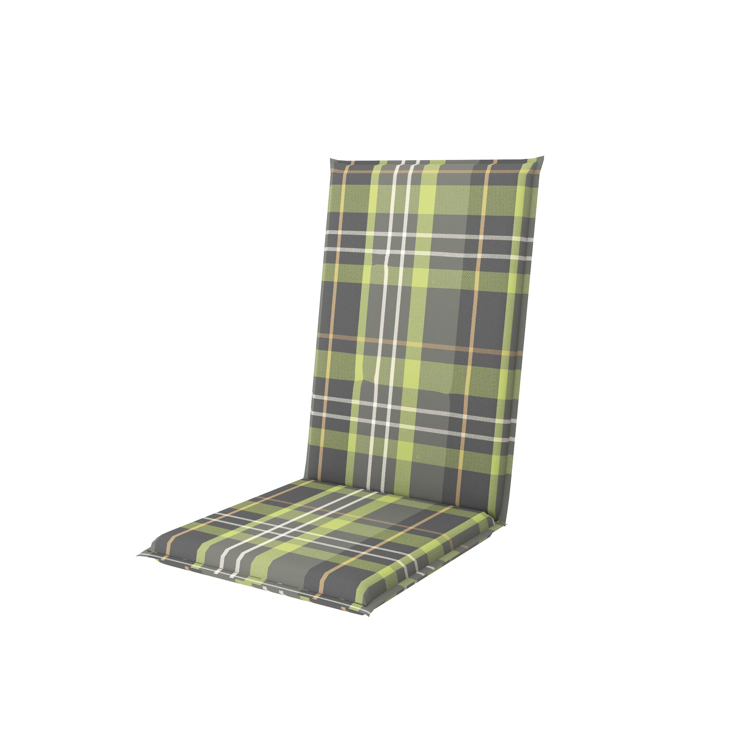 PODLOŽKA NA ŽIDLI, 48/119/6 cm - šedá/zelená, textil (48/119/6cm) - Ambia Garden