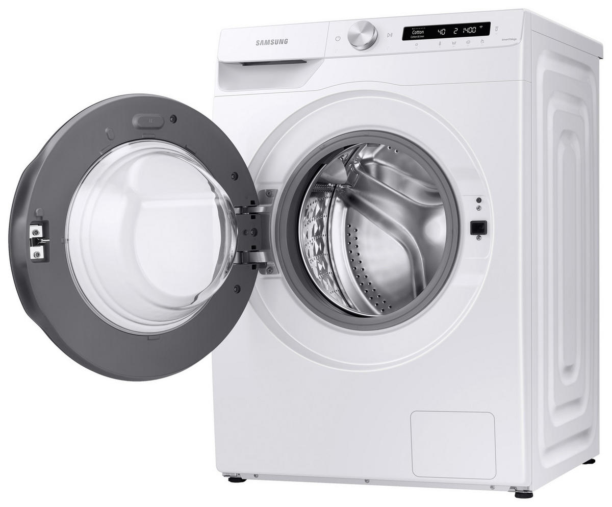 WASCHMASCHINE WW90T504AAWCS2   - Weiß, Basics, Glas/Kunststoff (60/85/55cm) - Samsung