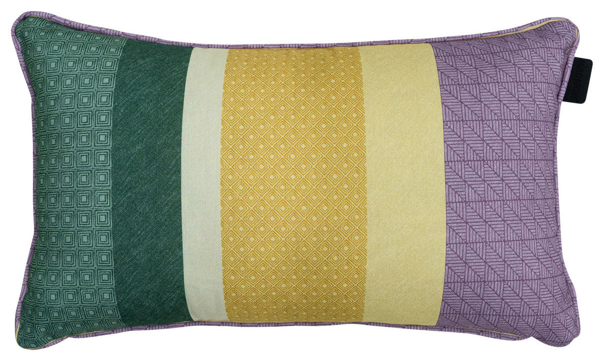 OUTDOOR-KISSEN in Multicolor Streifen  - Multicolor, Basics, Textil (50/30/10cm)