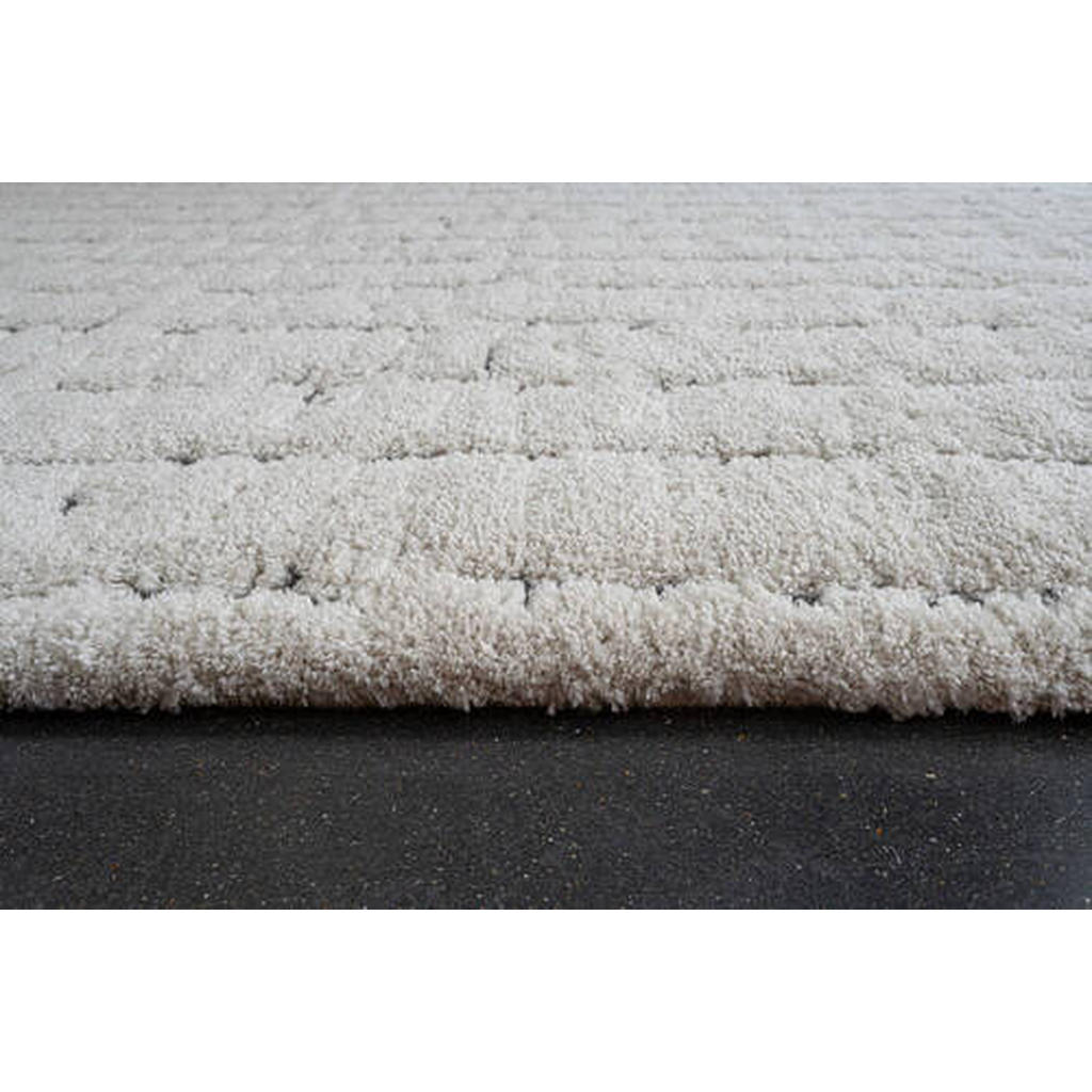 Thumbnail - Novel Webteppich Masai, Anthrazit, Creme, Schwarz, Textil, Abstraktes, rechteckig, 80x150 cm, Oeko-Tex® Standard 100, fü...