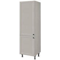 GESCHIRRSCHRANK 60/216,6/58 cm  in Grau  - Schwarz/Grau, MODERN, Holzwerkstoff/Metall (60/216,6/58cm) - Nobilia