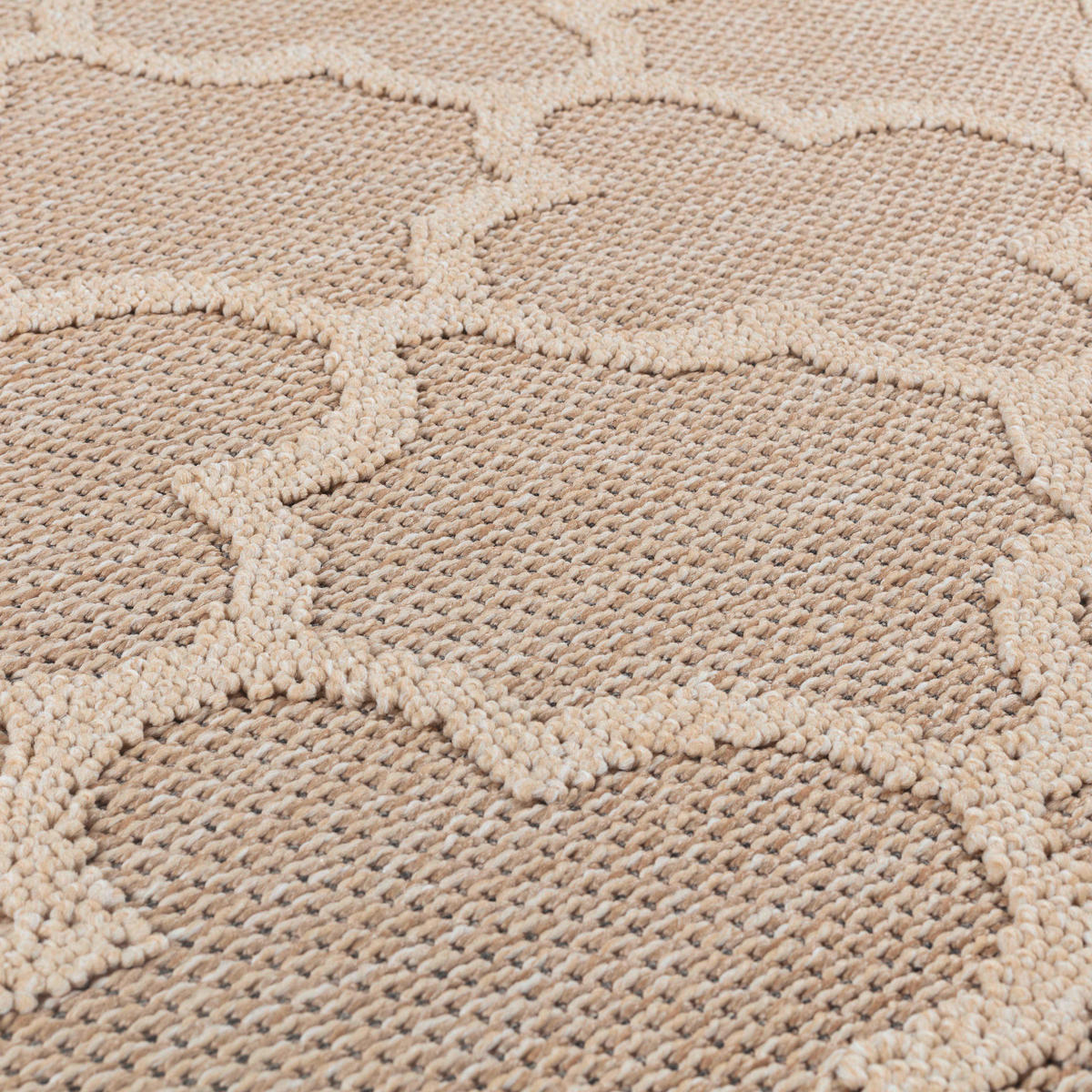 OUTDOORTEPPICH 120/170 cm Patara Beige  - Beige, Design, Textil (120/170cm) - Novel