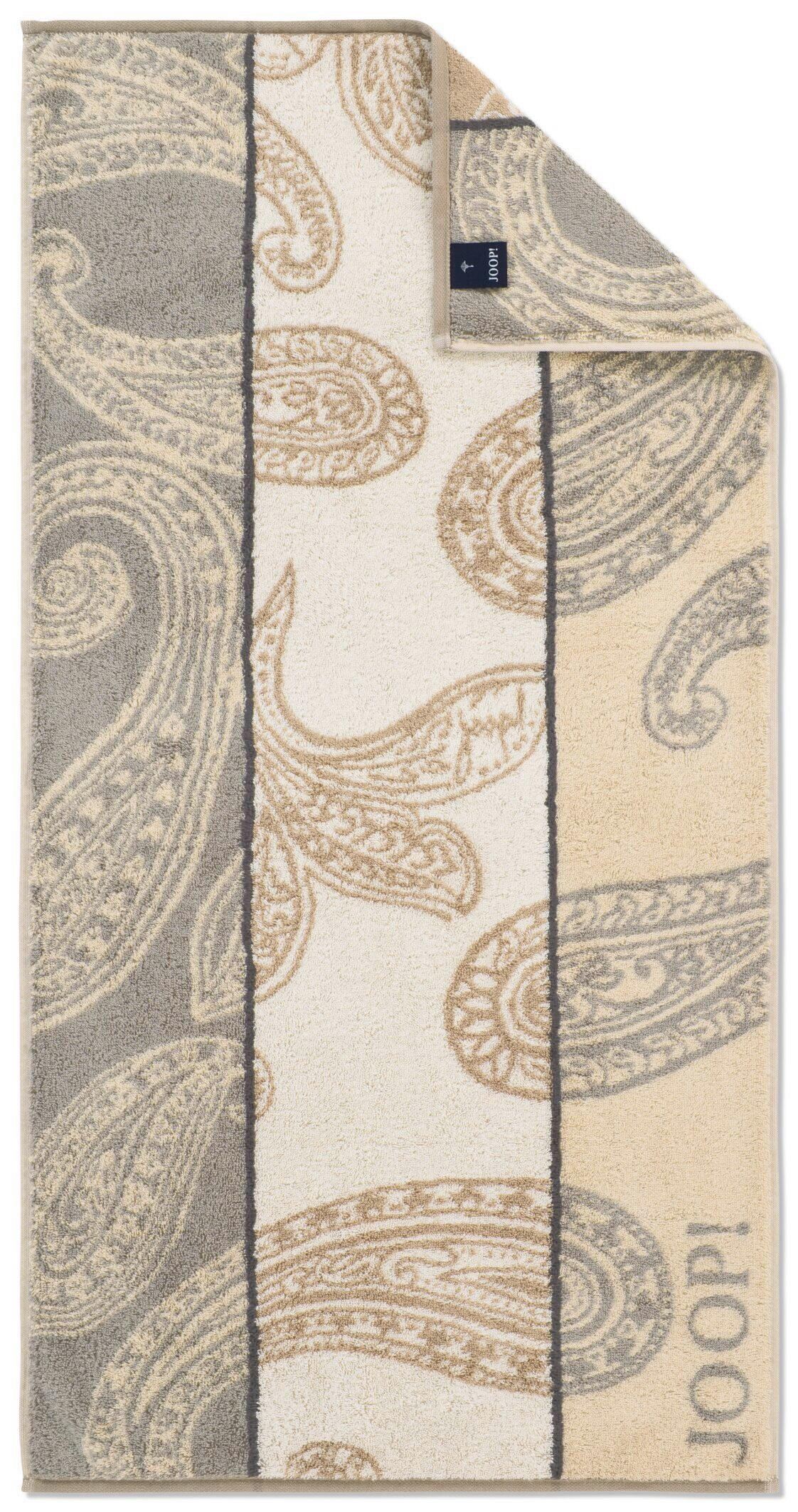 HANDTUCH Contour Paisley Creme, Beige  - Beige/Creme, Design, Textil (50/100cm) - Joop!