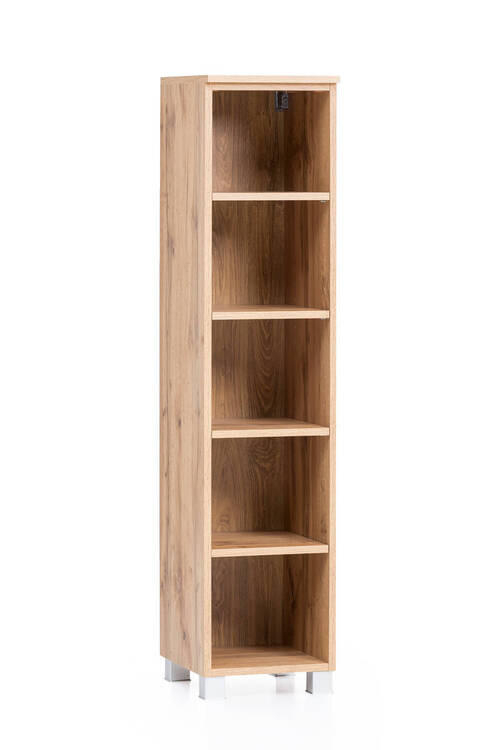 BADEZIMMERREGAL 30/130/35 cm - Eiche Wotan, Natur, Holzwerkstoff (30/130/35cm) - Xora