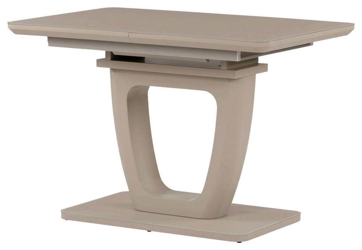 JEDÁLENSKÝ STÔL, cappuccino,  - cappuccino, Modern, drevo/sklo (110-150/76/75cm) - Cantus