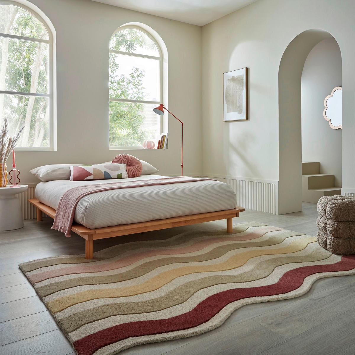 WOLLTEPPICH 200/290 cm Cascade Multicolor organisch  - Multicolor, Basics, Textil (200/290cm) - Flair Rugs