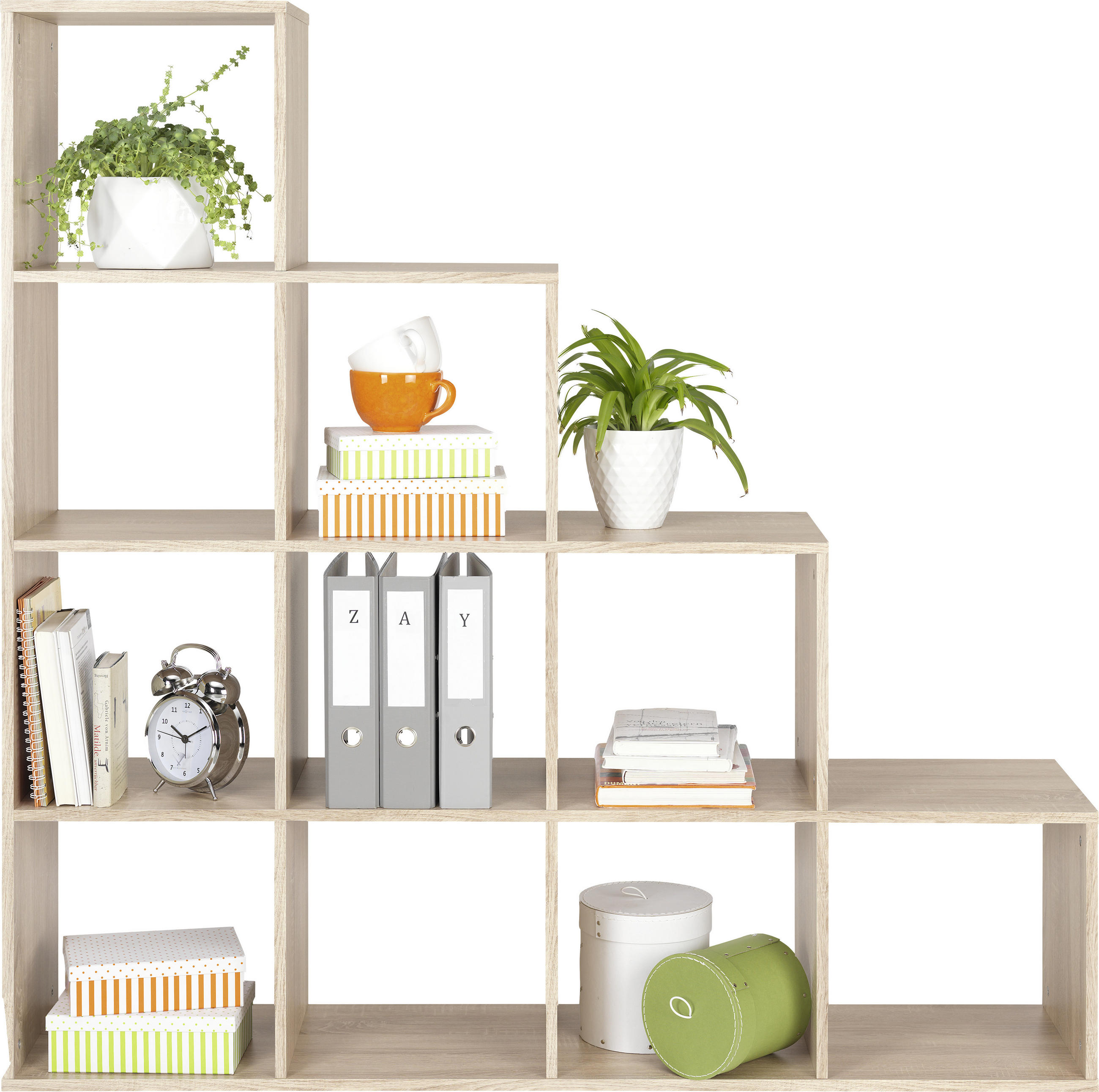 ELEMENT REGALA boje hrasta  drvni materijal  - boje hrasta, Design, drvni materijal (149/150/35cm)