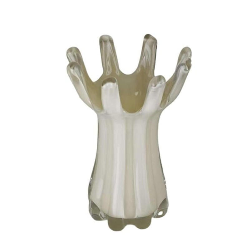 VAS 25 cm  - cremefärgad, Basics, glas (17/25cm)
