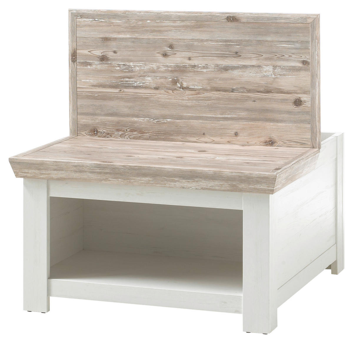 COUCHTISCH quadratisch Pinienfarben, Hellbraun  - Hellbraun/Pinienfarben, Design, Holzwerkstoff (86/48/86cm) - MID.YOU