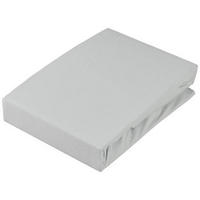 TOPPER-SPANNLEINTUCH 180/220 cm Jersey  - Silberfarben, KONVENTIONELL, Textil (180/220cm) - Novel