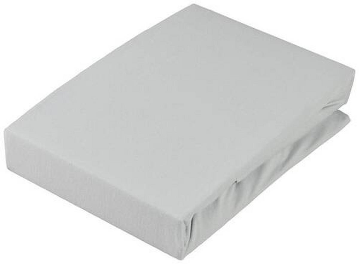 TOPPER-SPANNLEINTUCH 180/220 cm Jersey  - Silberfarben, KONVENTIONELL, Textil (180/220cm) - Novel