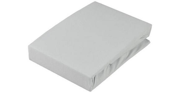 TOPPER-SPANNLEINTUCH 140/220 cm Jersey - Silberfarben, KONVENTIONELL, Textil (140/220cm) - Novel