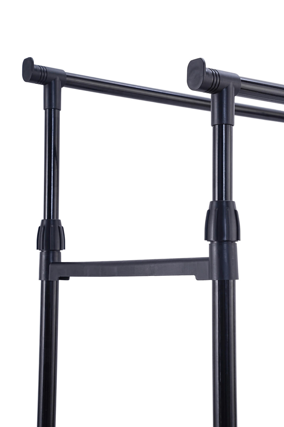 KLEIDERWAGEN in Schwarz 80/90-160/41 cm   - Schwarz, Basics, Kunststoff/Metall (80/90-160/41cm) - Boxxx