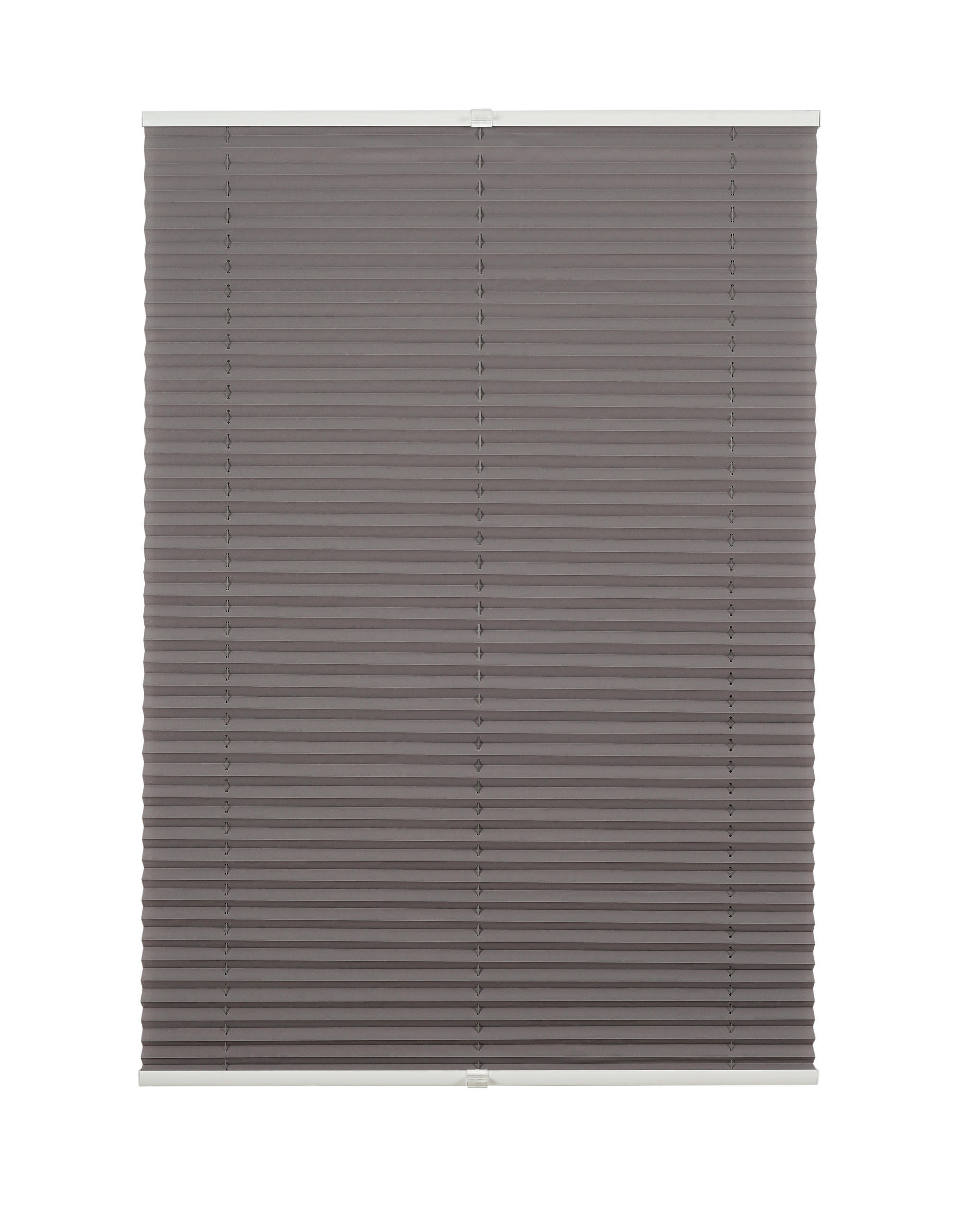 PLISSEE    110/130 cm   - Hellgrau, Basics, Textil (110/130cm) - Homeware
