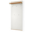 GARDEROBE 3-teilig  in 220/195/37 cm  - Eichefarben/Weiß, Design, Holz/Holzwerkstoff (220/195/37cm) - Novel