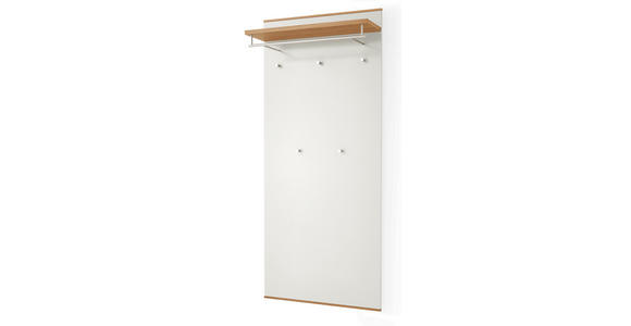 GARDEROBE 3-teilig  in 220/195/37 cm  - Eichefarben/Weiß, Design, Holz/Holzwerkstoff (220/195/37cm) - Novel