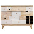 KOMMODE Kata  in 115/80/42 cm  - Naturfarben/Weiß, Design, Holz (115/80/42cm) - Landscape