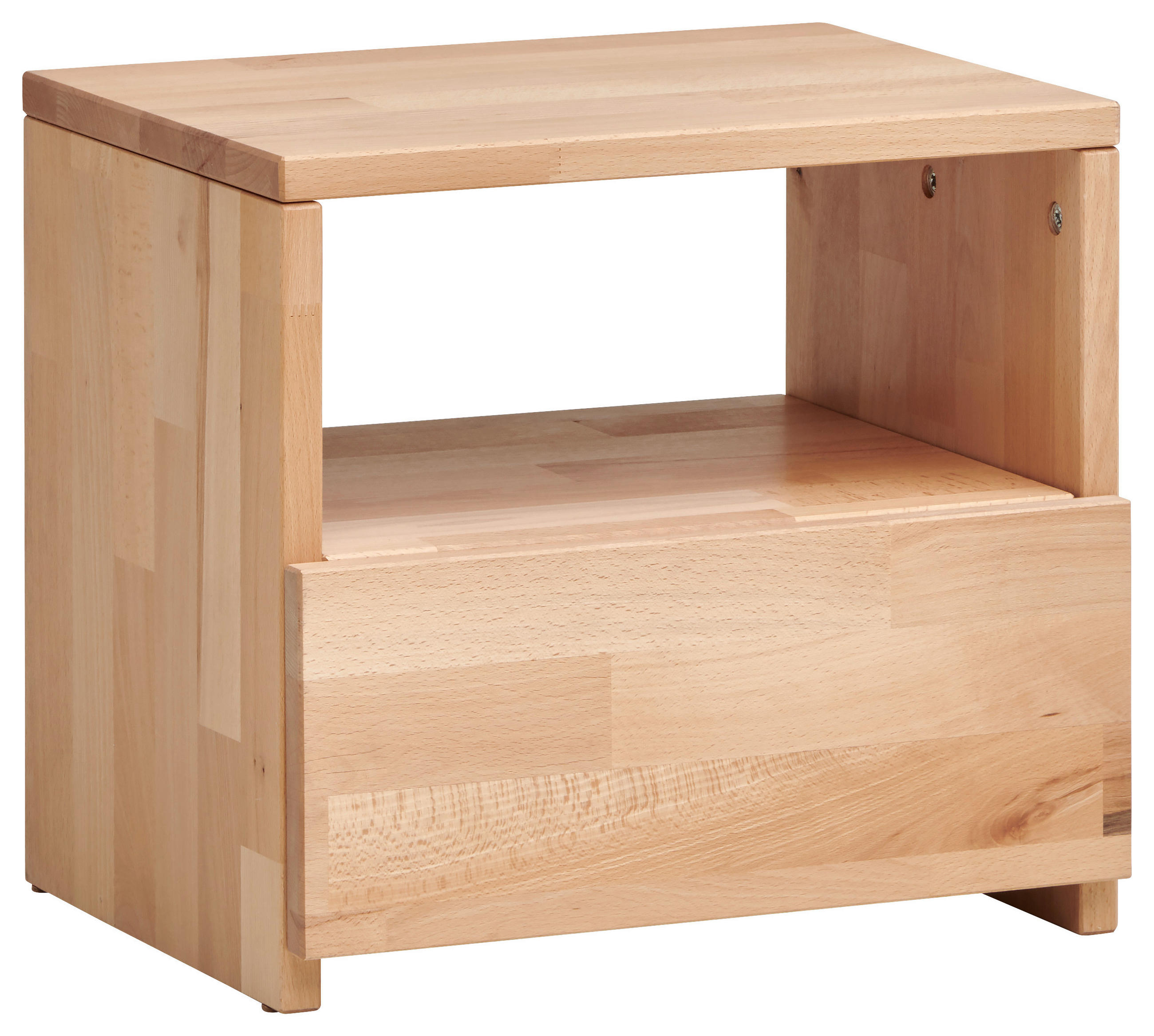 NACHTSCHRANK 40/37/33 cm, Kernbuche,  - Kernbuche, Natur, Holz (40/37/33cm) - MID.YOU