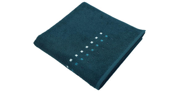 DUSCHTUCH 70/140 cm QUATTRO - Petrol, KONVENTIONELL, Textil (70/140cm) - Esposa